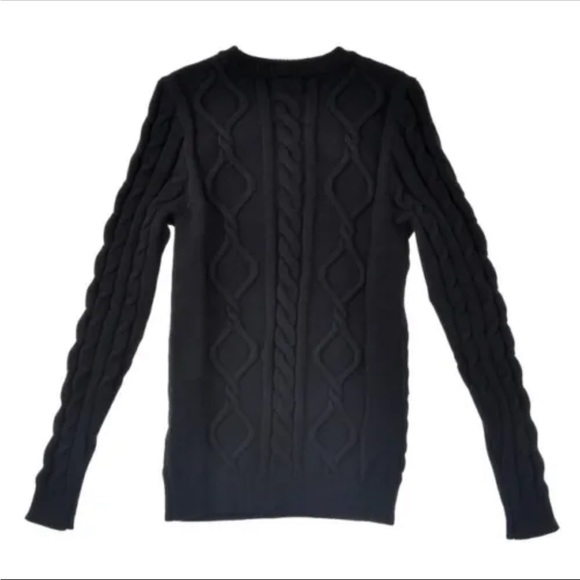 Disney Parks Disneyland Marvel Avengers Black Panther Cable Knit Sweater Size XS - Picture 4 of 9
